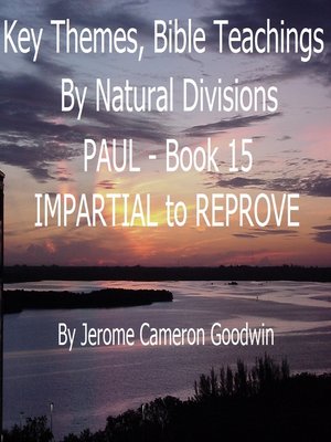 cover image of PAUL--IMPARTIAL to REPROVE--Book 15--KTBND